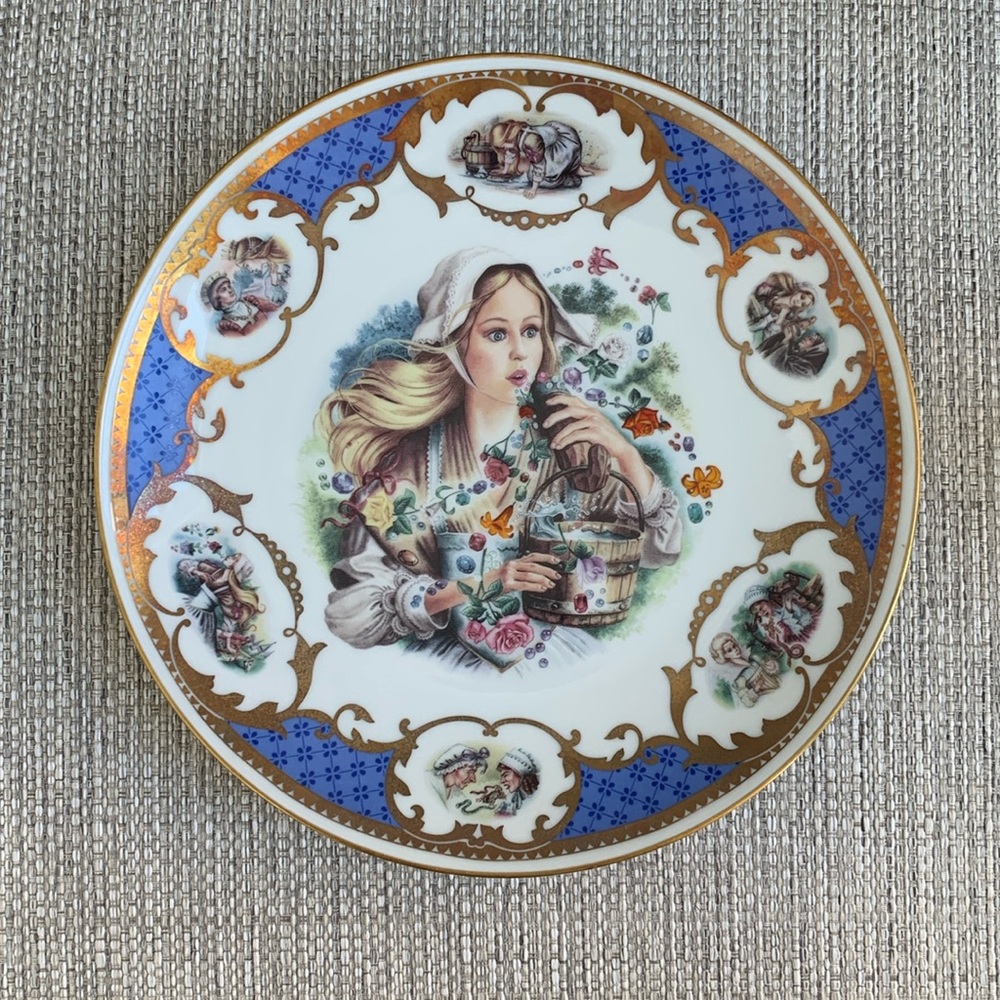 Limoges Paris The Fairies (Les Fees) Plate Premier Edition 1983